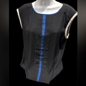 MEXX cosmopolitan pleated sleeveless blouse. Medium/ large